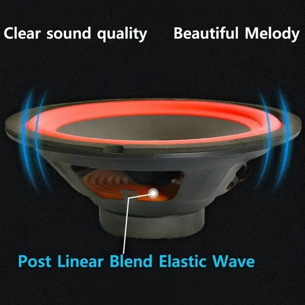 Universal Car 4 Ohms Car Speakers Durable Magnetic Coaxial Subwoofer Universal Bass Boost Subwoofer Loudspeaker Home Theater