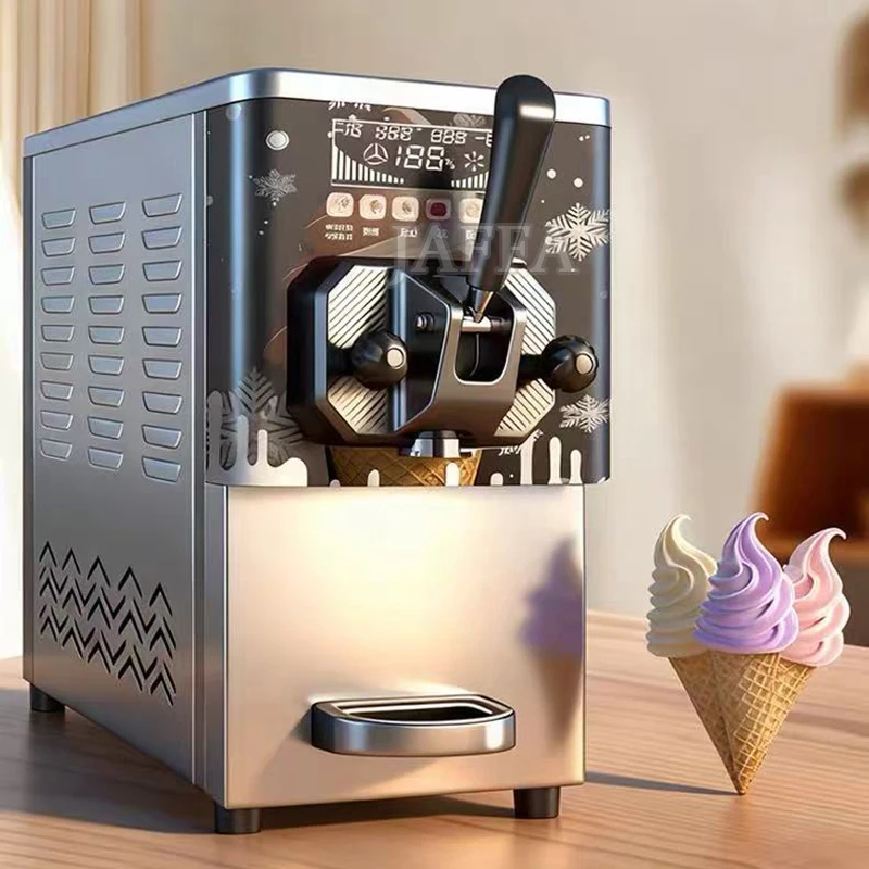 Including Tariffs Commercial Soft Ice Cream Machine Three Flavors Cone Homemade Soft Serve Vending Ice Cream Maker Machine