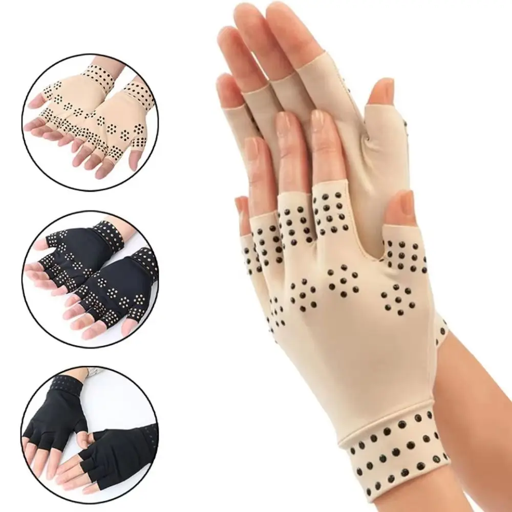 

Arthritis Joint Magnetic Gloves Anti-UV Exposed Finger Arthritis Therapy Gloves Elastic Comfortable Cycling Driving Gloves