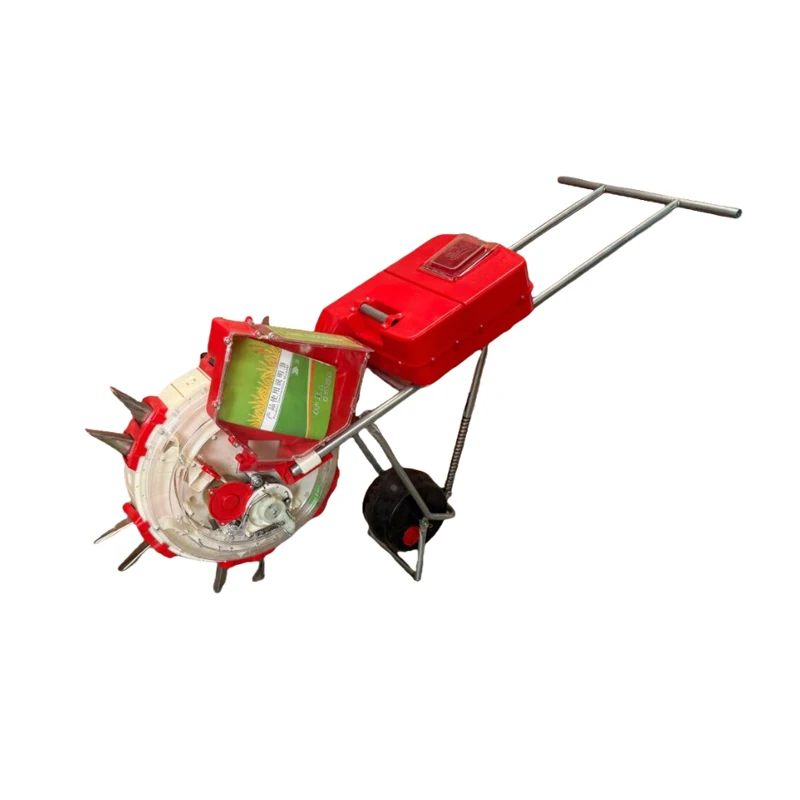Manual planter with fertilizer for all seeds for precise crop establishment