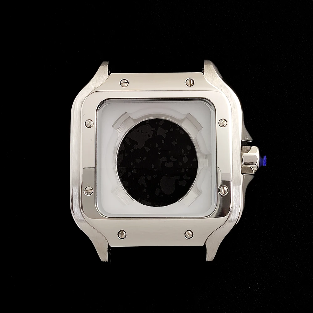 NH05 Case 33.5mm Women's Square Case Stainless Steel Case Customized Logo Suitable for NH05 Movement Modification Set