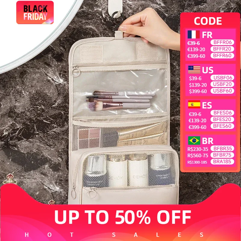 New Multifunctional Travel Hook Wash Bag Cosmetics Storage Bag