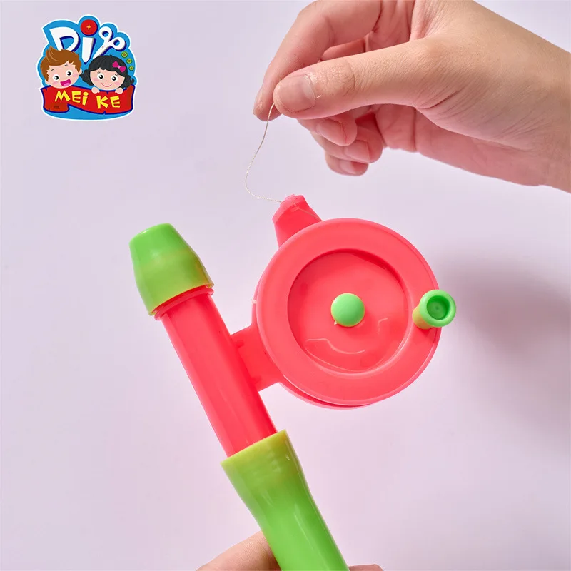 Small Handheld Dynamic Fish Rod Kite Outdoor Children's  Swallow Paper Kite Easy to Fly Dynamic Fish Rod Kite
