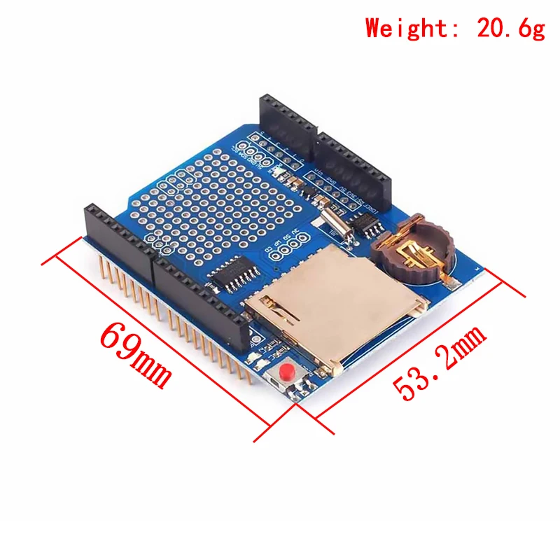 XD-204 Data Logger Module Logging Recorder Shield V1.0 for Arduino UNO SD Card