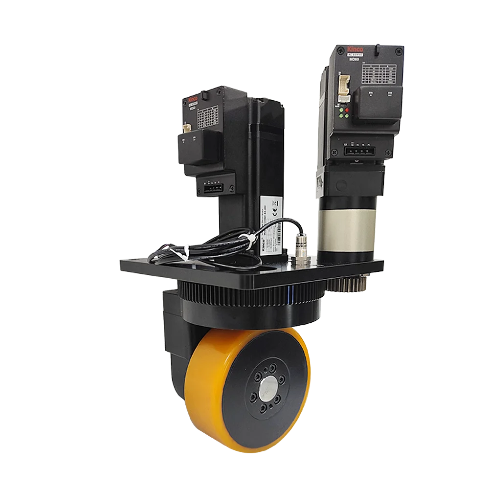 التحكم في محرك سيرفو 300 كجم عجلة روبوت AGV مع وظيفة التوجيه لرافعة شوكية روبوت Agv الذكية #5