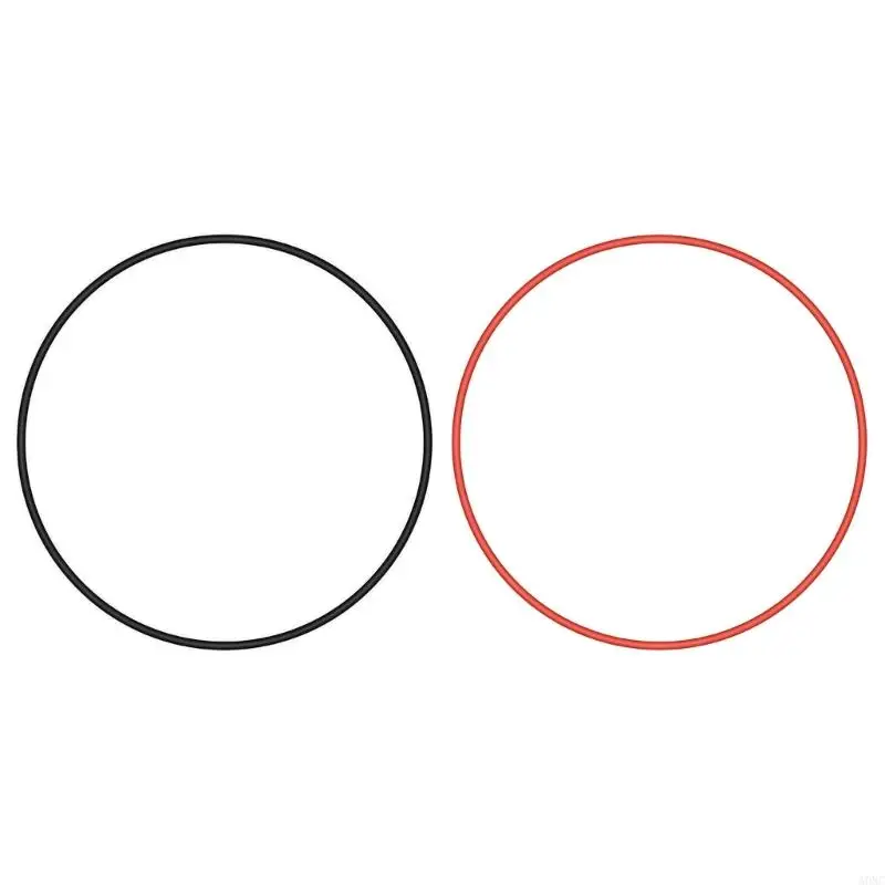 

A0NC Rubber Bands Lid Strap Rubber Pot Lid Strap Rubber Slow Cookers Lid Strap Black/Red for Hamilton Beach 6/7/8qt
