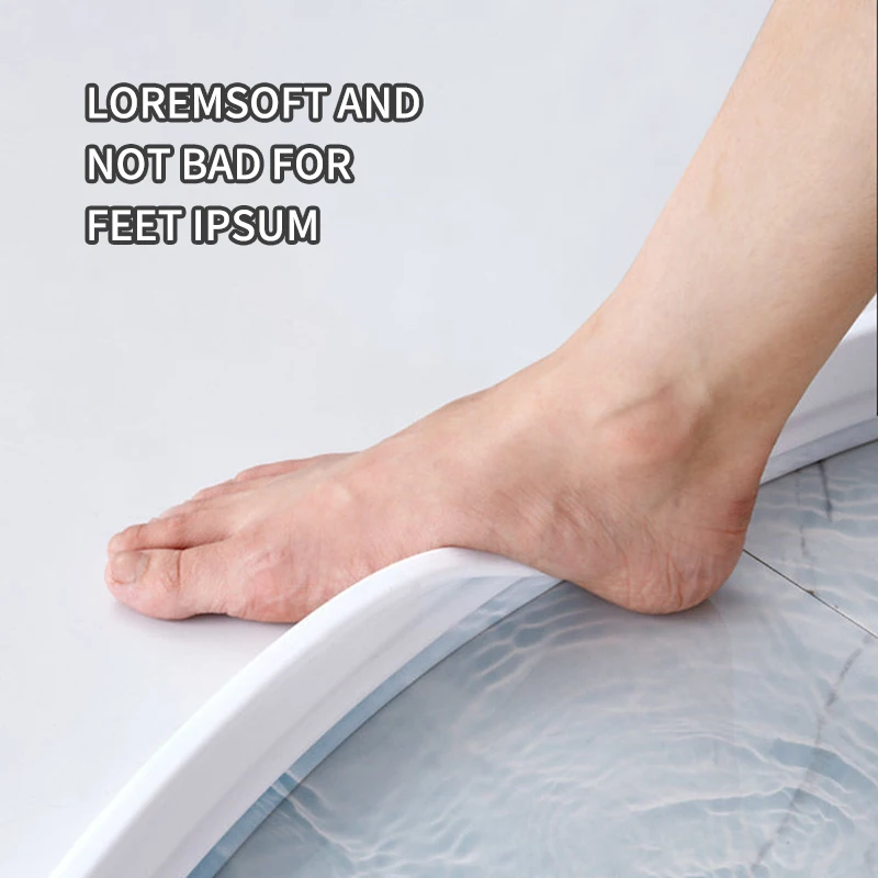 Striscia di blocco dell'acqua per il bagno, dispositivo di blocco dell'acqua pieghevole, striscia impermeabile per separazione asciutta e bagnata, striscia di blocco dell'acqua