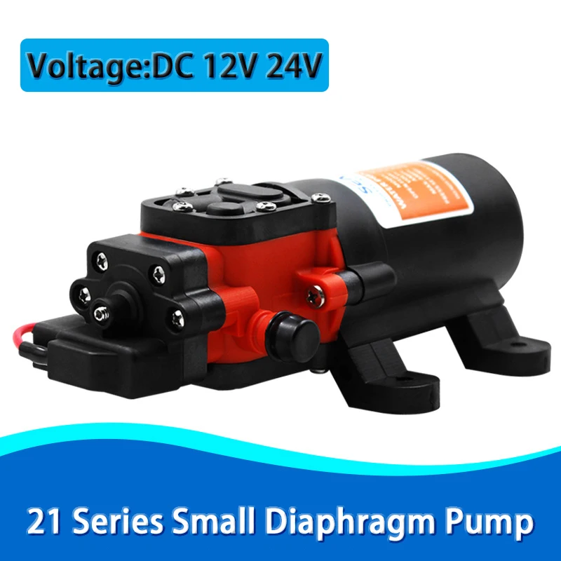 Diaphragm Pump DC12V 24V Water RV Pump Self-Priming Booster Pump for Caravan Boat Camping Fresh Water