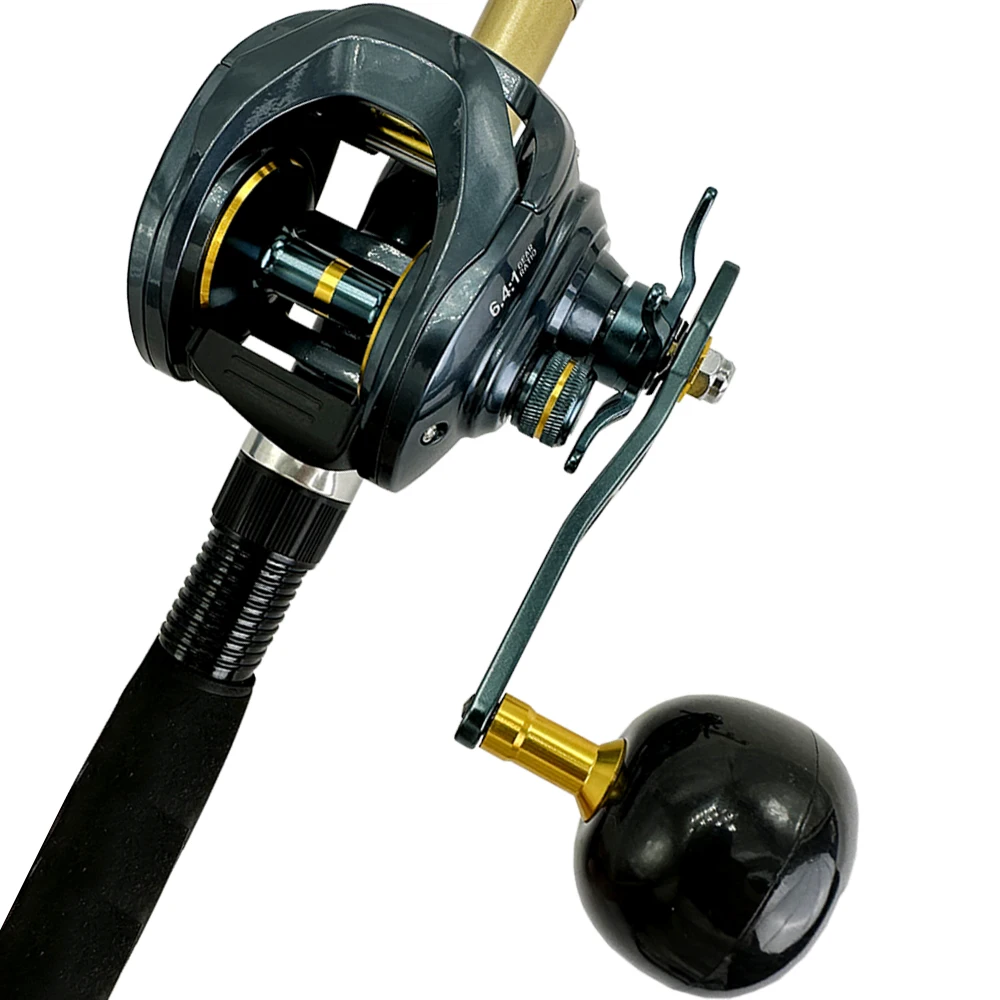 

Sea Baitcasting Fishing Reel Seawater Resistant 6.4:1 Light 265g MAX Drag Power 33LB Long Casting Funnel Shaped SIC Guide Ring