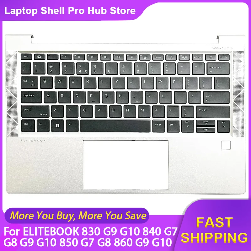 

New Laptop Case Keyboard For HP ELITEBOOK 830 G9 G10 840 G7 G8 G9 G10 850 G7 G8 860 G9 G10 Palmrest with Backlit KB Upper Cover