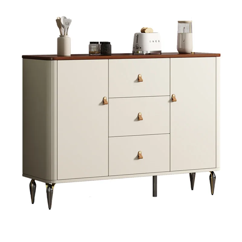

Dining side cabinet, kitchen, household multi-functional cabinet integrated against the wall, modern simple bucket cabinet,