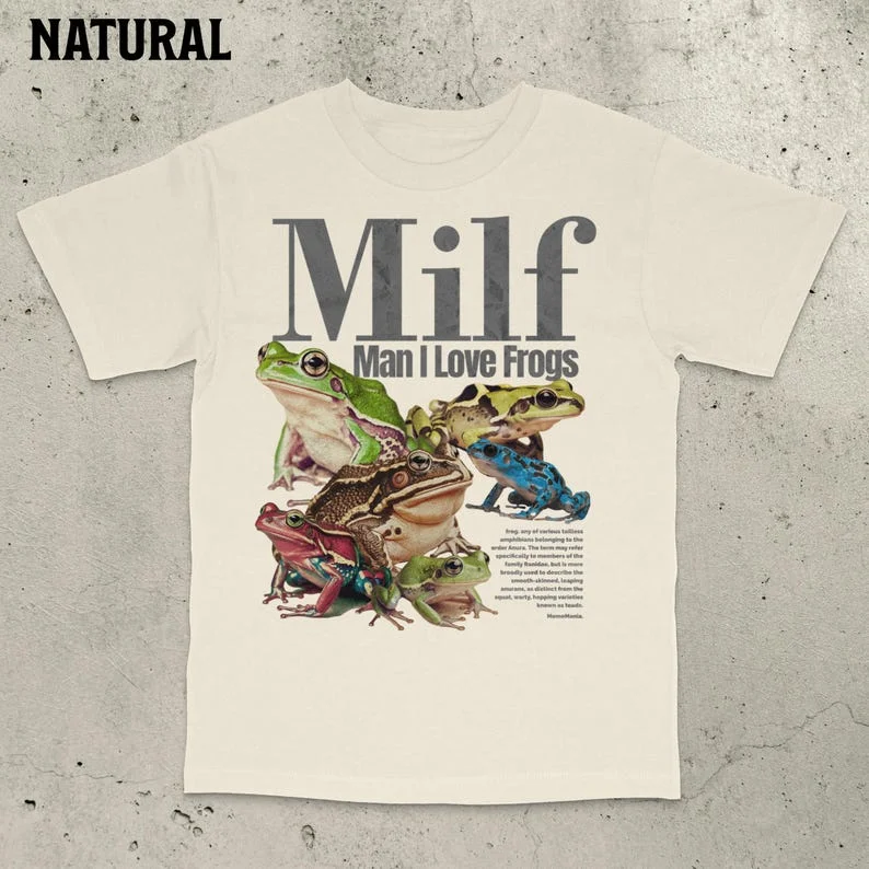 المتأنق، أنا أحب الضفدع الميمات الضفدع تيز ريترو للجنسين الهجومية للجنسين غير مناسبة مضحك الكمامة الهدايا الجنرال Z الميمات تيز ملابس الشارع القمم