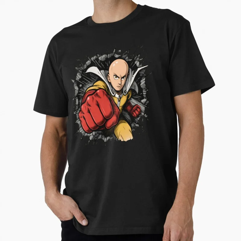 

Master and Disciple Duo One Punch Man Saitama t shirt Anime OPM Manga Graphic Y2K clothes Large size Tops cartoon print shirts