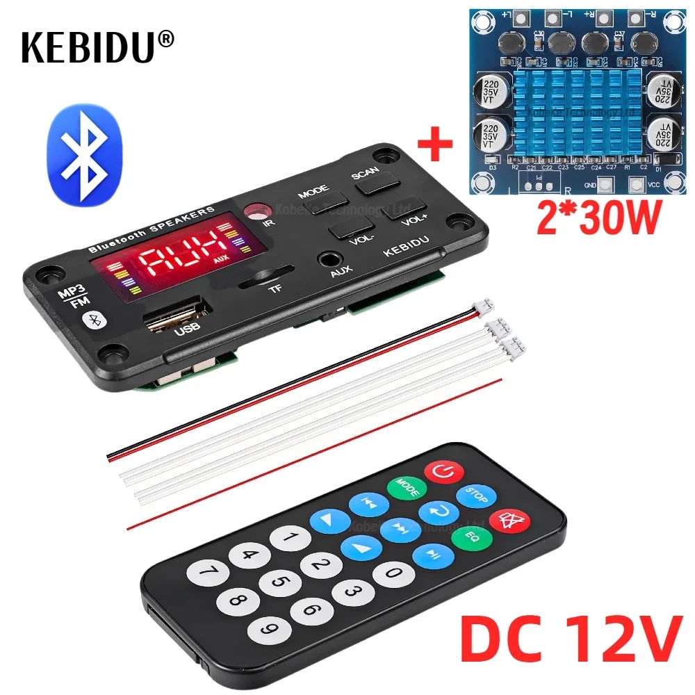 Dc 12V MP3 Wma Wire… - image