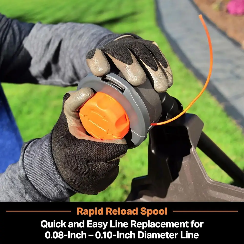 26cc 2-Cycle Electric Start Gas Grass Trimmer, 17-Inch No-Pull NPTGSP2617A