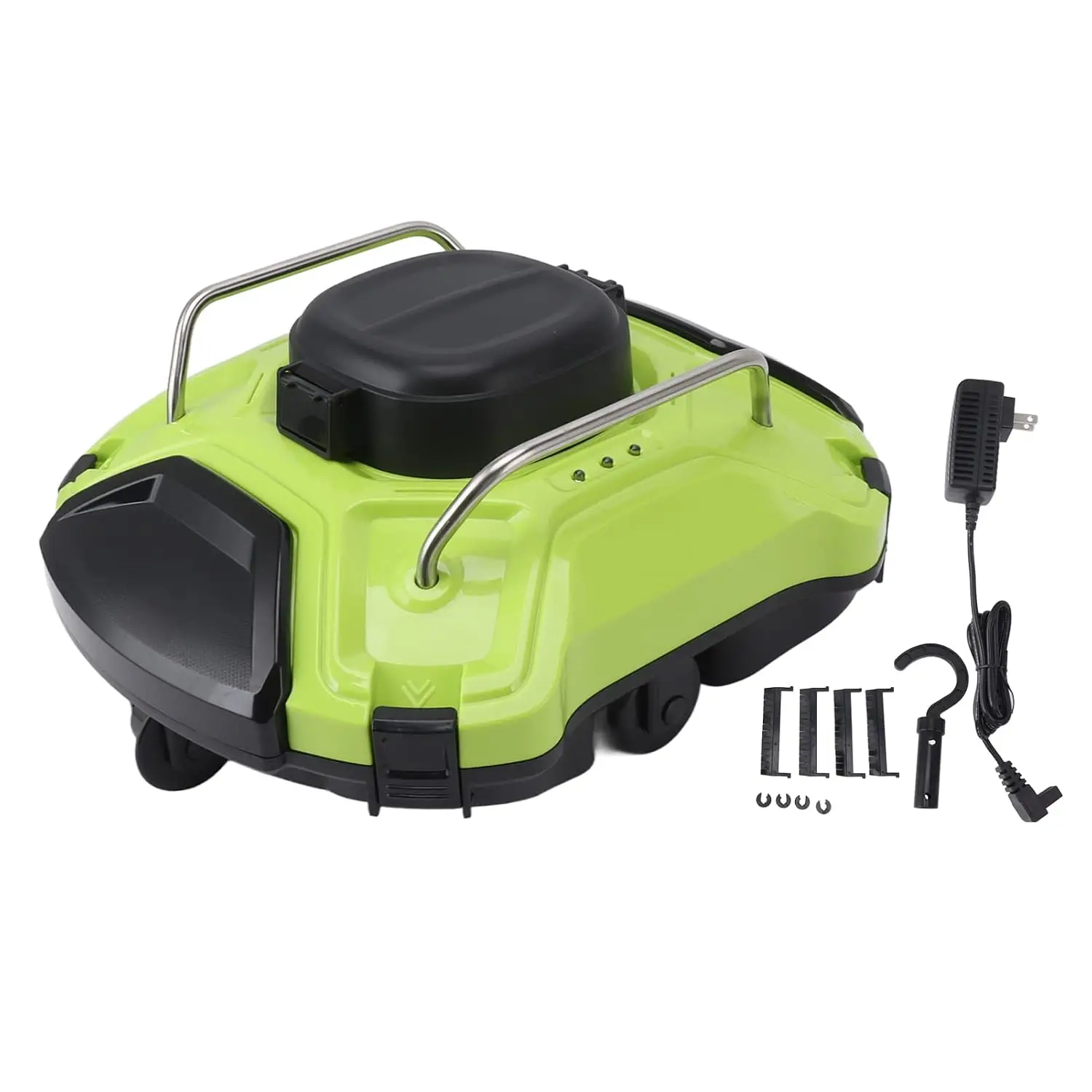 CustomizedCordless Robotic Pool Cleaner, Automatic Pool Vacuum for Flat Swimming Pool Floors, 360 Degree Cleaning with Route Pla