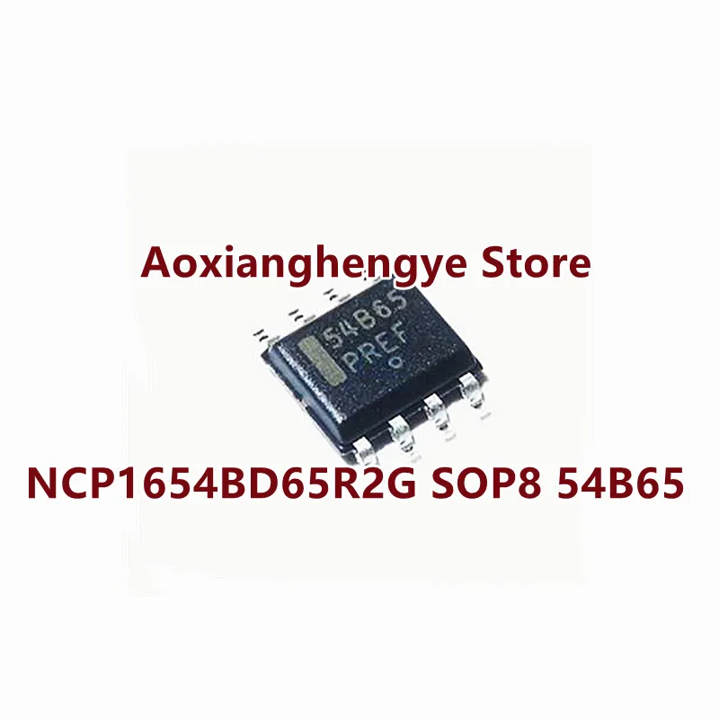 5PCS NCP1654BD65R2G 54B65 SOP8 Power Factor Controller for Compact and Robust, Continuous Conduction Mode Pre-Converters