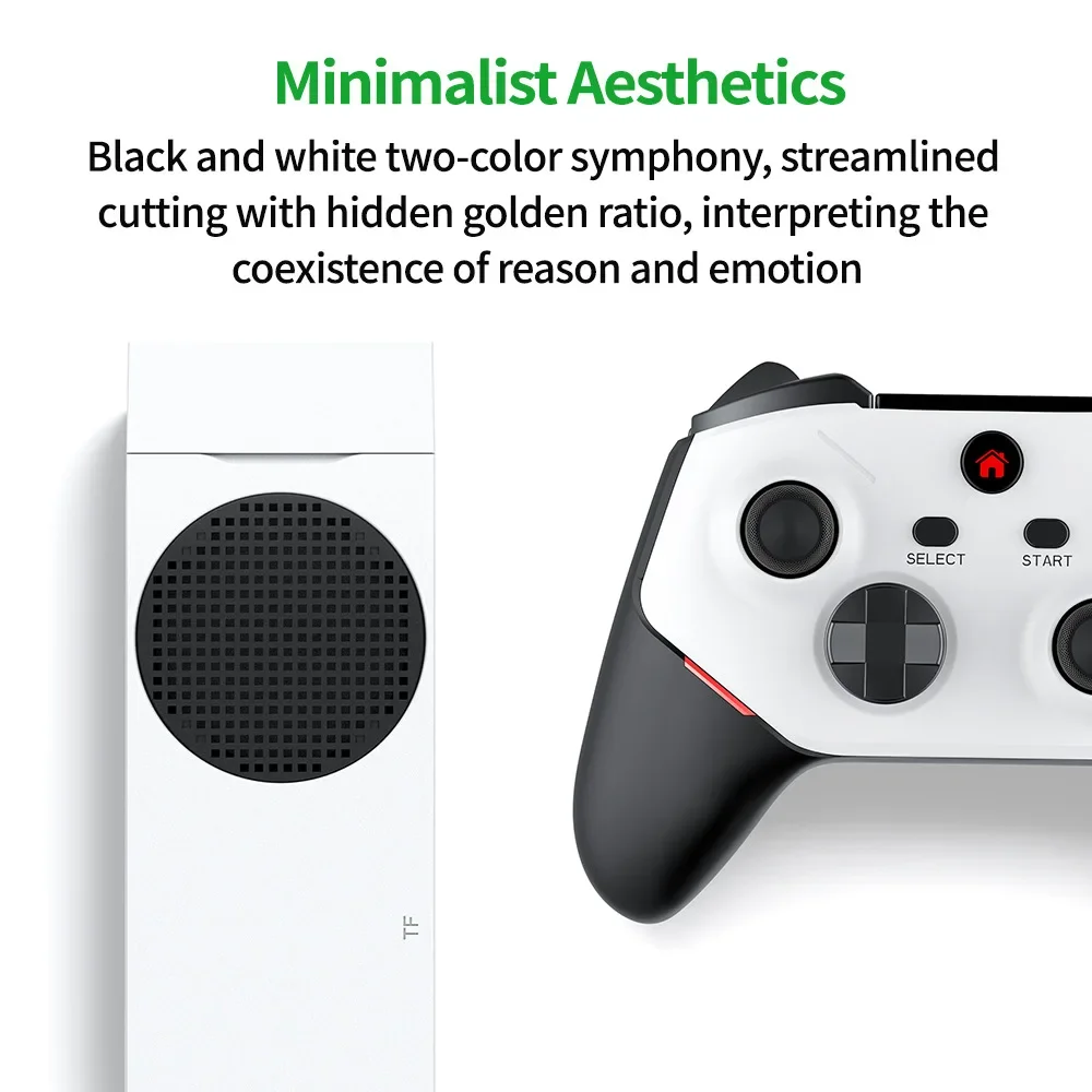 New Game Stick M88 256g 30000+games 4K 3D Open Source Video Game Console for PS2 Simulator Rechargeable Control Handle
