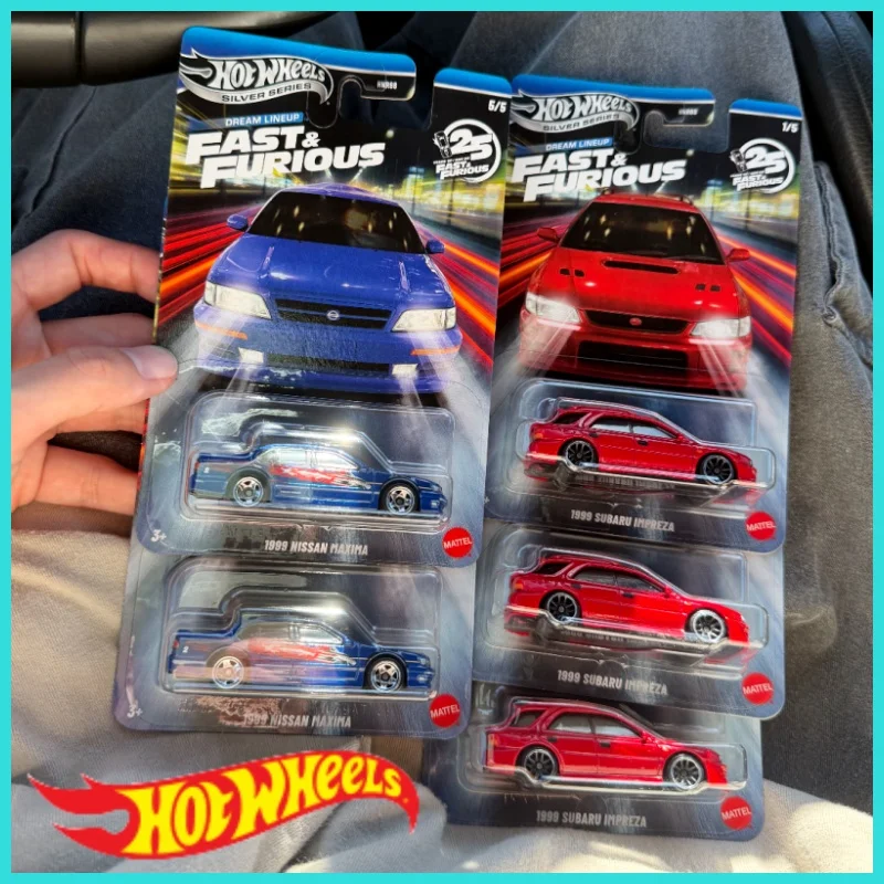 

Коллекционная модель Hot Wheels HNR88-N из серии Fast&Furious: Subaru, Chevy, Fleetline, Mustang, Camaro, Nissan Maxima, масштаб 1:64, подарок для ребенка.