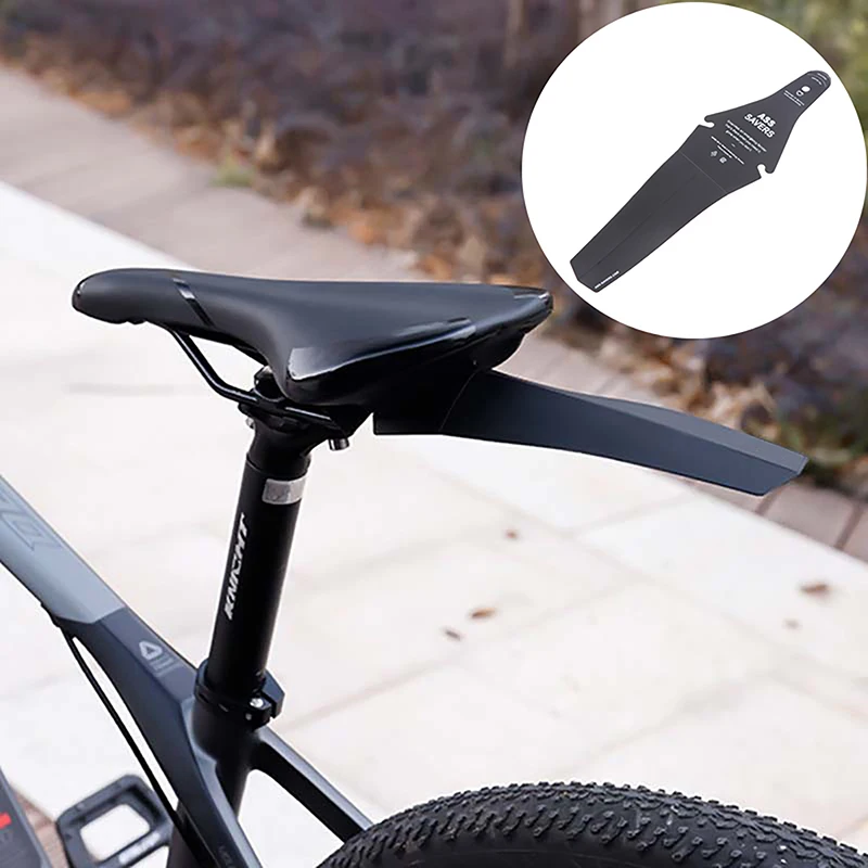 1PC Bicycle Rear Mudguard，Mini Road Mountain Mudguard Wing Plastic Cycling Saddle Bicycle Bike Accessories