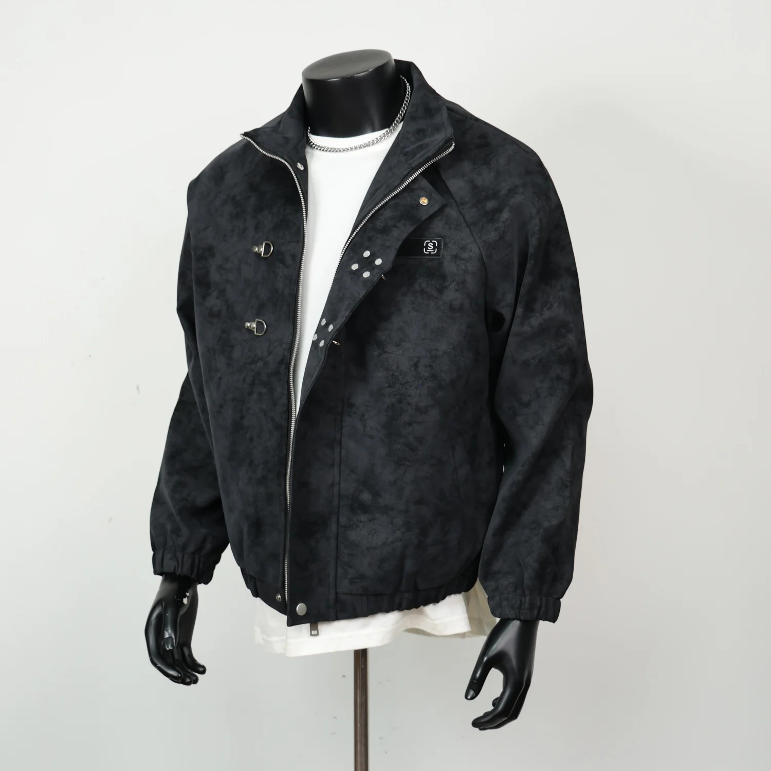 

Новое мужское пальто Jaet Cri Dyed-In-The-Weave из искусственной кожи с защитой от футболки в стиле ретро, рабочая одежда с манжетами на пуговицах