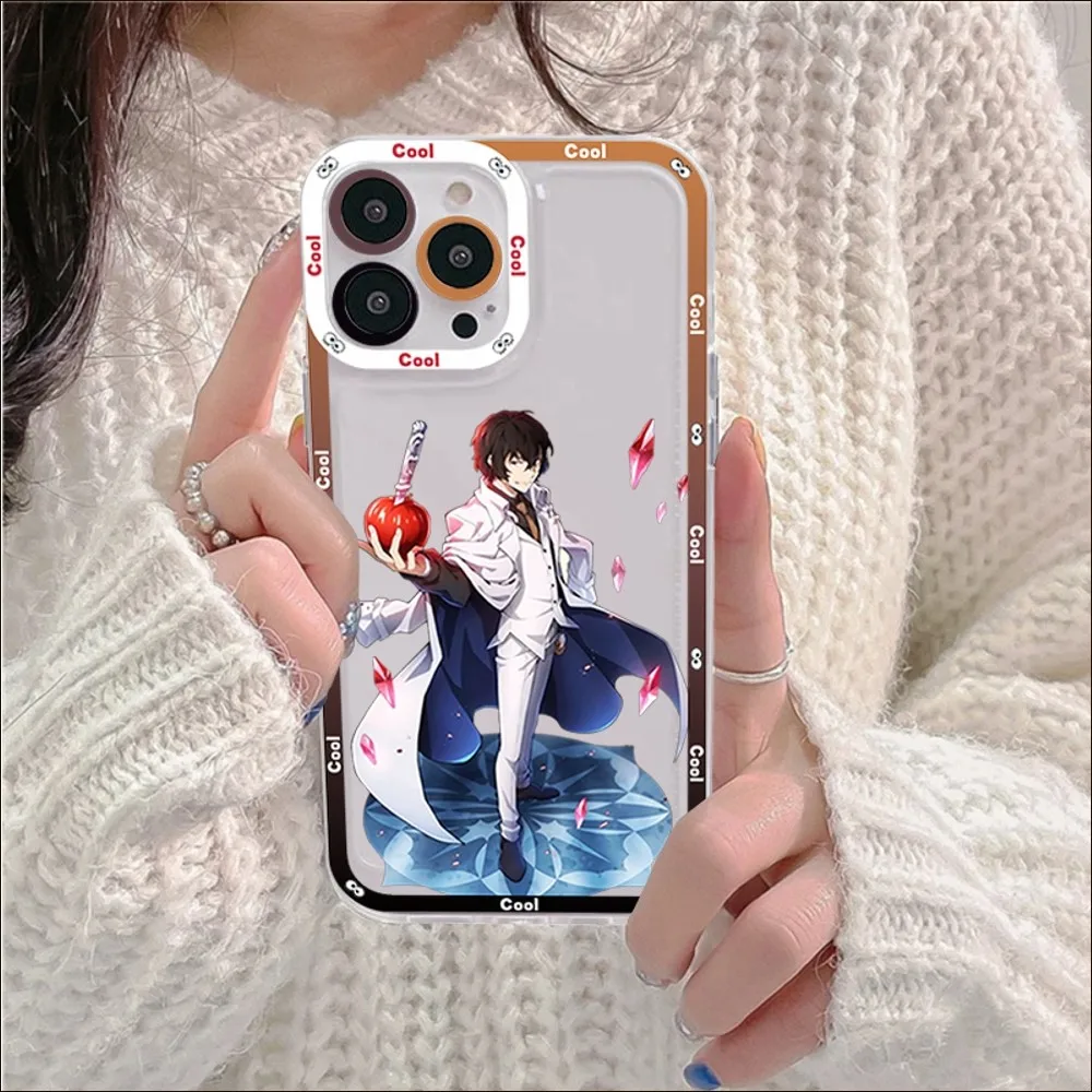 Anime Bungou Stray Dogs Dazai Osamu Phone Case For iPhone 14 13 12 11 Pro Max XS X XR SE 2020 6 7 8 Plus Mini Protective Cover