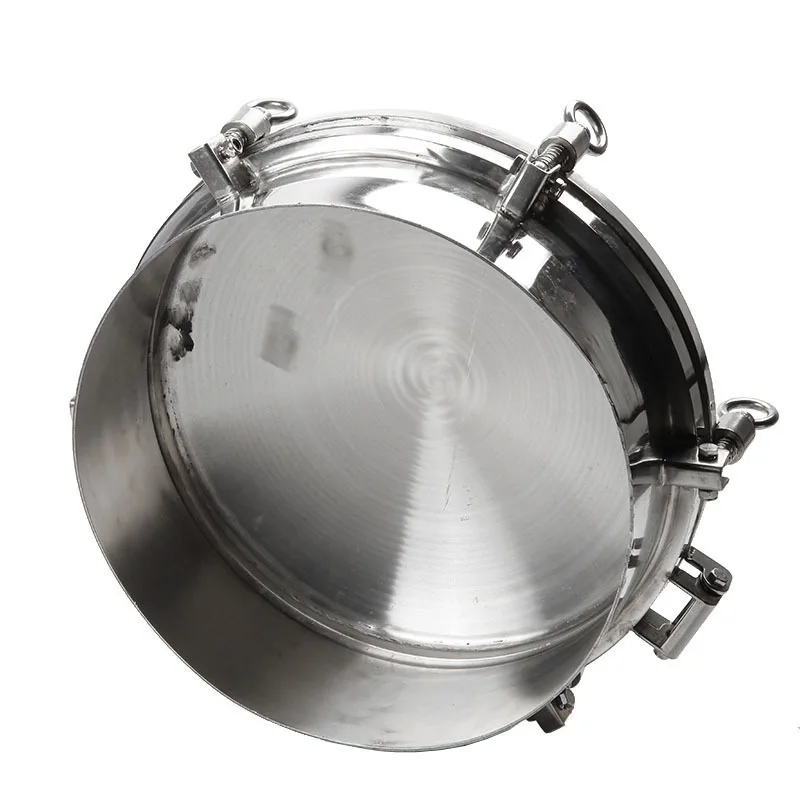 

304 Stainless Steel Pressure Manhole Cover Round Pressure Manhole Door Reactor Tank Observation High Pressure Manhole