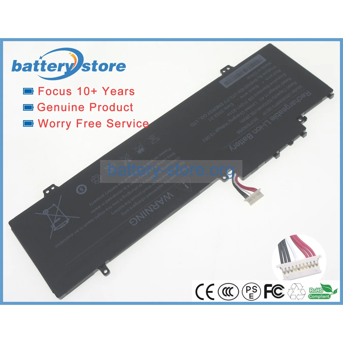 Genuine Original Laptop Batteries for U559068PV-3S1P,NV-549067-3S,GWTN156-4PR,GWTN156-4BL,GWTN156-5BK,11.4V,6 Cell