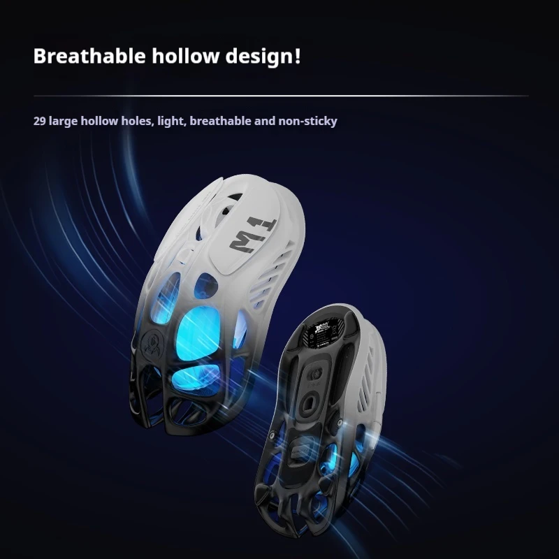 Imagem -02 - Gravastar Quebrandococoon Mouse Liga de Magnésio Oco sem Fio Bluetooth com Fio E-sports Gaming Mouse e Teclado