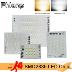 SMD2835 LED 칩 매트릭스 220V LED COB 10W 20W 30W 50W 조명 액세서리, 스포트라이트 투광 조명 LED 전구 DIY 높은 루멘