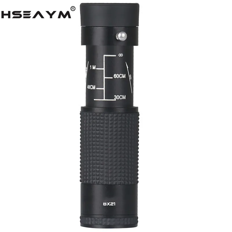 8X21 Hunting Professional Telescopic Monocular Telescope Optical Glass Portable Life Waterproof Children Toys Spyglass Monocle
