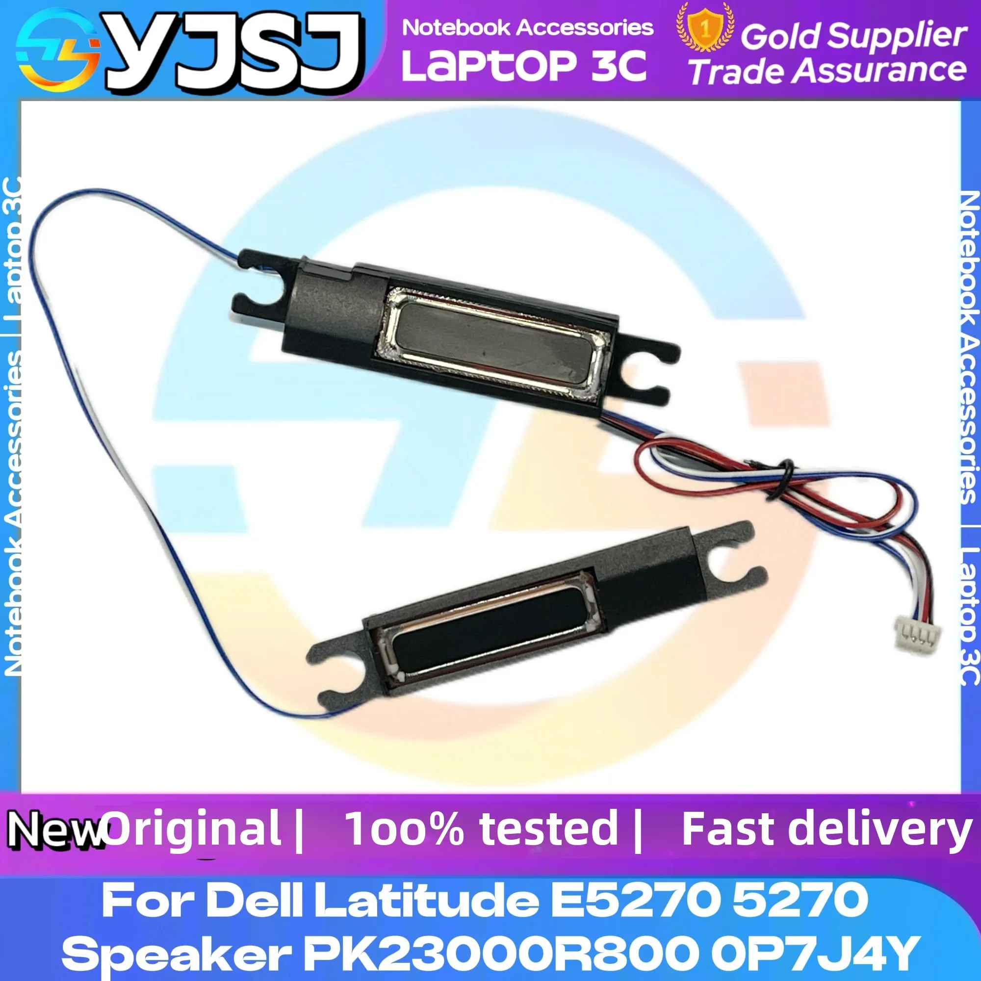 

New Original Laptop Speaker For DELL Latitude 5270 E5270 Bulit-in Speaker 0P7J4Y CN-0P7J4Y Left&Right Speaker PK23000R800