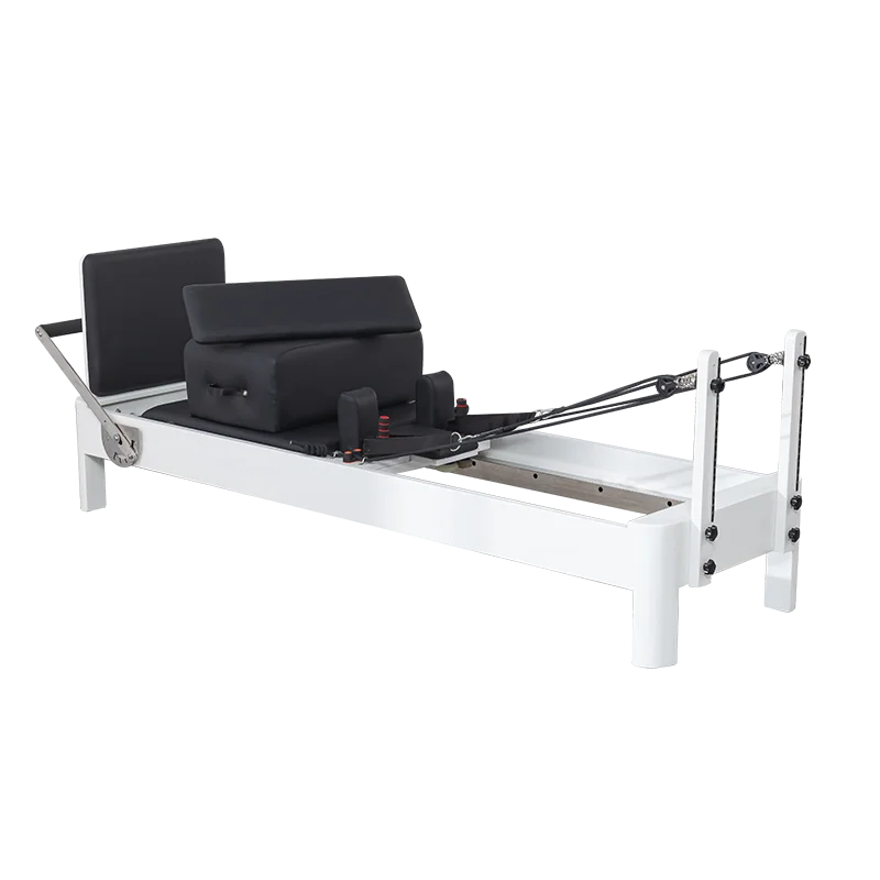 

High Quality Durable Aluminum Pilates Reformer Fitness Equipment for Bodybuilding Deren F6001 Model 3-Year Frame Pilates