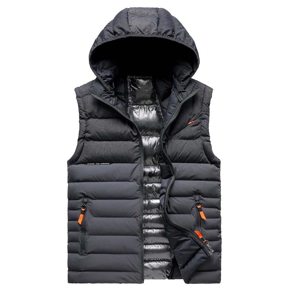 Men Autumn New Outwear Casual Thick Warm Windproof Sleeveless Vest Jacket WaistCoat Men Spring Outfits Sport Pockets Vest Men