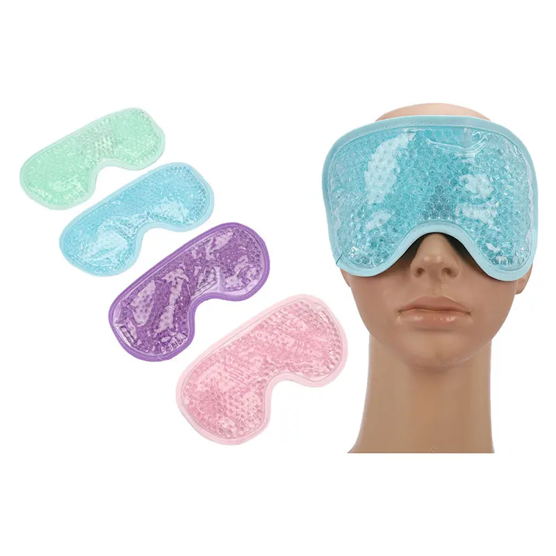 Gel Eye Mask Cold Pack Warm Hot Heat Ice Cool Compress Soothing Tired Eyes Pad