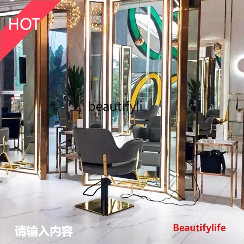 

smt03A ss smt14 SS Новая парикмахерская, парикмахерская, парикмахерская специальное зеркало для парикмахерской, лампа зеркало настольное