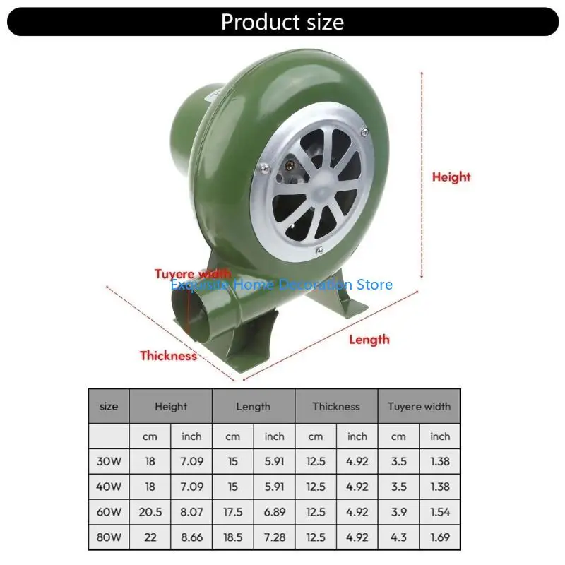 L5BF Blacksmithing Electric Forges Fan 48V الفحم منفاخ بسيط للاستخدام في الحرفة المعدنية