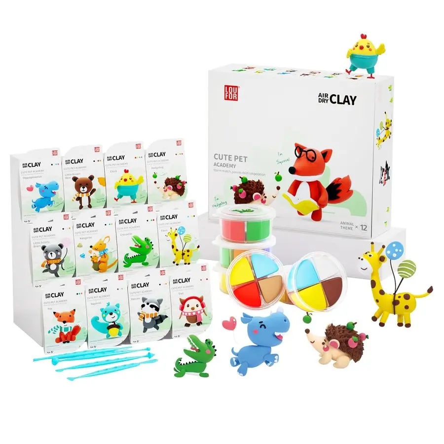 

Наборы для лепки из сухой глины для детей, ультралегкий усилитель, мягкий, безопасный усилитель, нетоксичный, набор из глины «сделай сам», с инструментами для лепки и репетитором