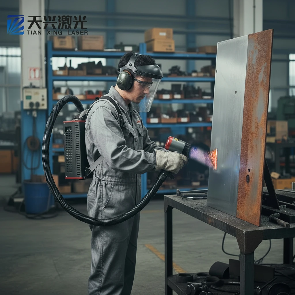 Fiber Cleaning Machine for Cleaning and Rust Coatings Ce Certification Backpack Hand Held Cleaning Machine Price