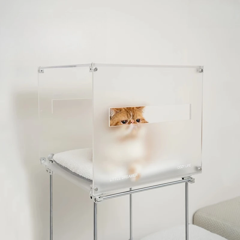Multifunctional cat climbing frame space capsule high-end stable cat jumping platform integrated