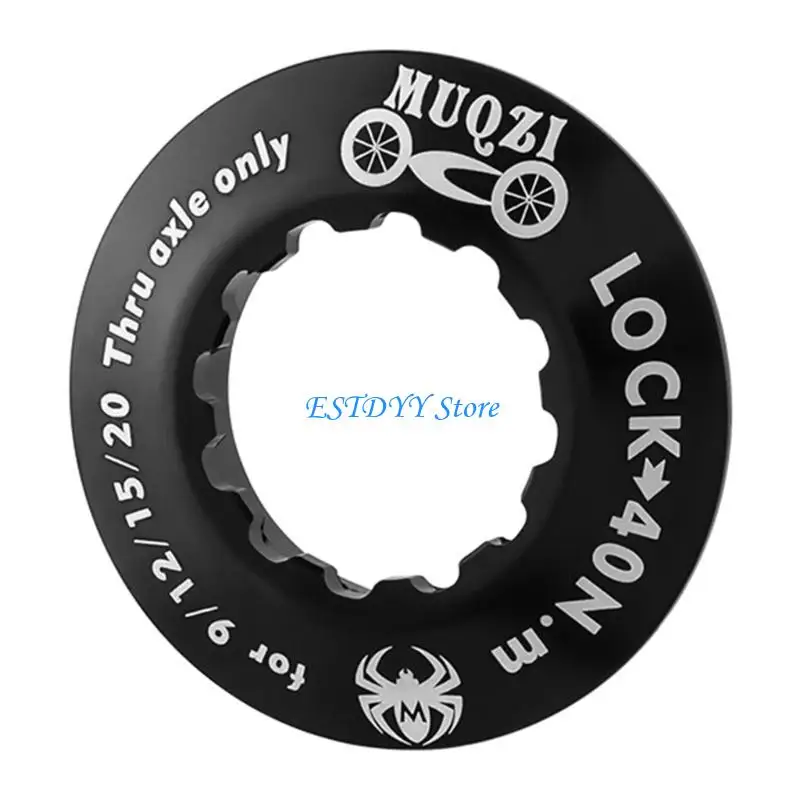 

G6DE Bike Brake Rotor Disc Center Cover Bike Centerlock Lock Lockring RingsCover Disc Brake Hubs Rotor Lockring 9/12/15/20mm