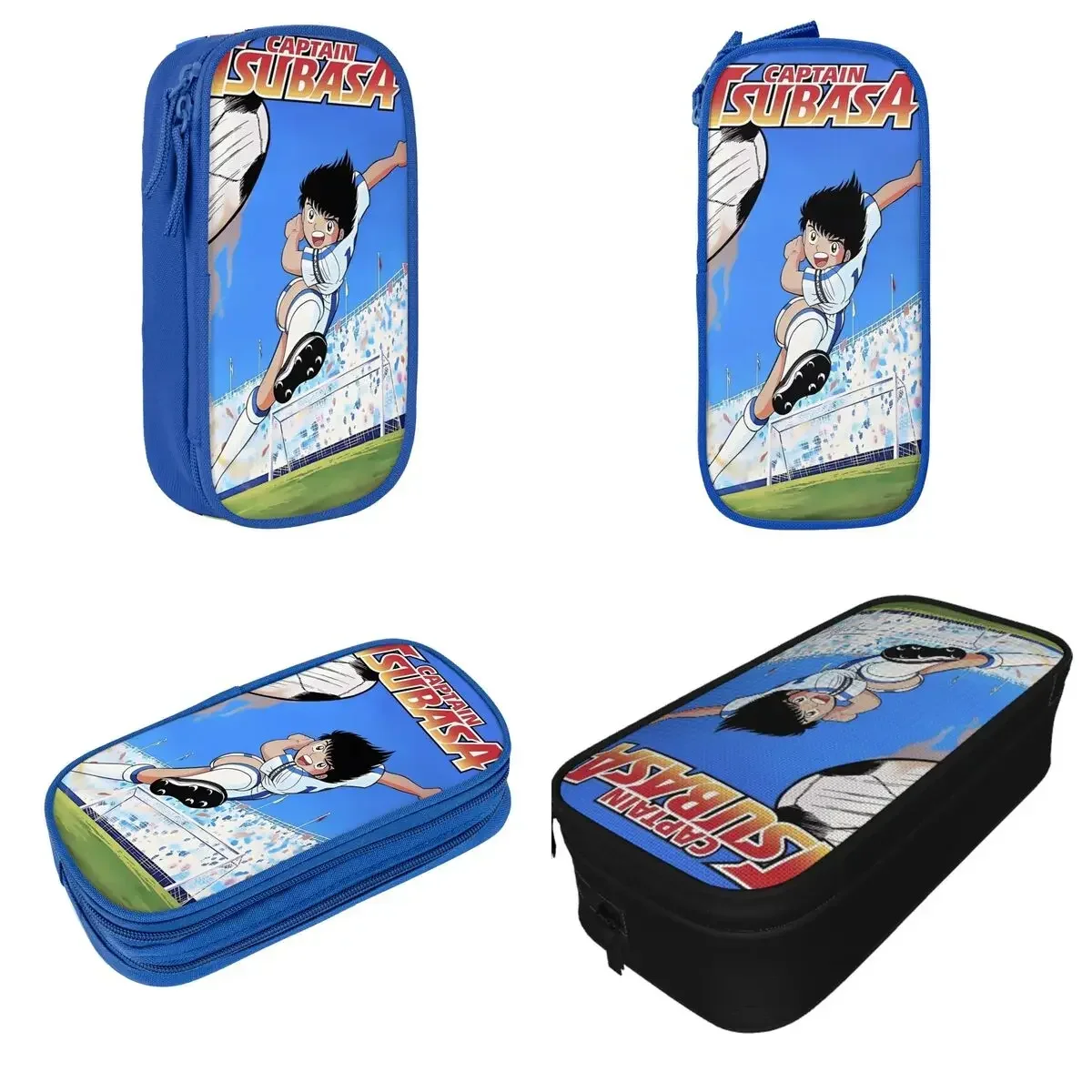 

Captain Tsubasa Football Anime Pencil Cases Pencil Pouch Pen Box for Student Big Capacity Bag Students School Gift Stationery