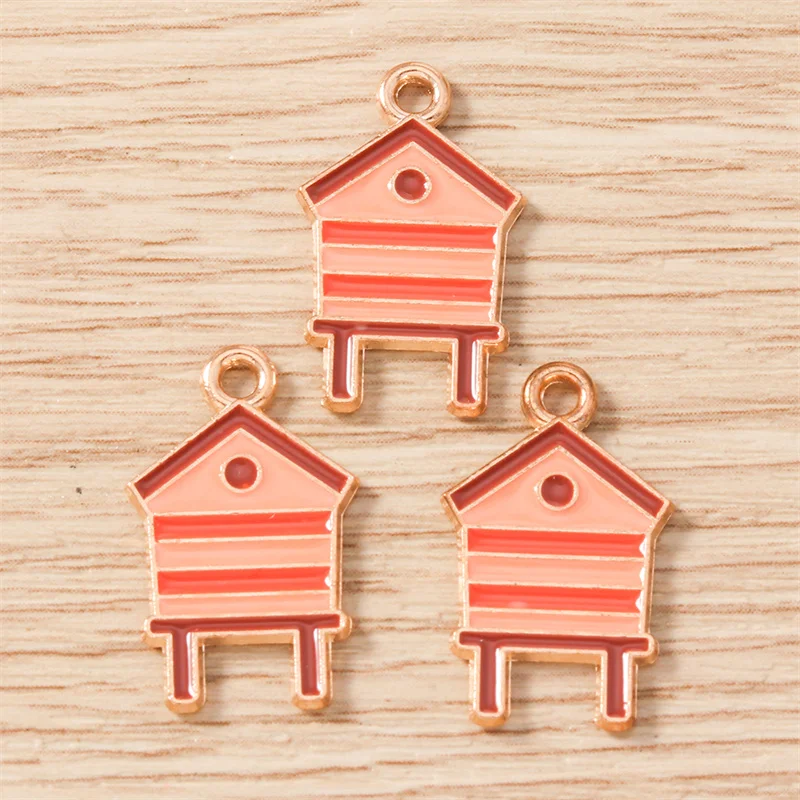 Tusember 20pcs Enamel Cartoon Bee Pendants Cute Honey Bee Charms for Necklaces Earrings Bracelets Jewelry Making Craft - view 5