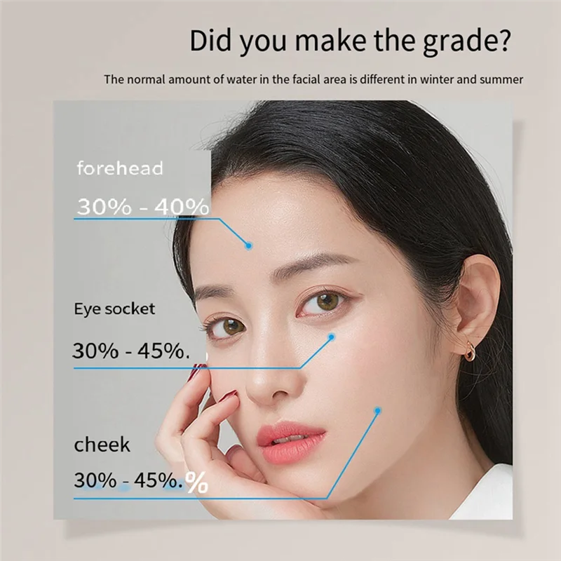 ใหม่เครื่องตรวจจับผิวแบบพกพาใช้งานง่ายFacial Testerเครื่องตรวจจับผิวน้ํามันเครื่องวิเคราะห์สําหรับร้านเสริมสวยสปาHomea52q