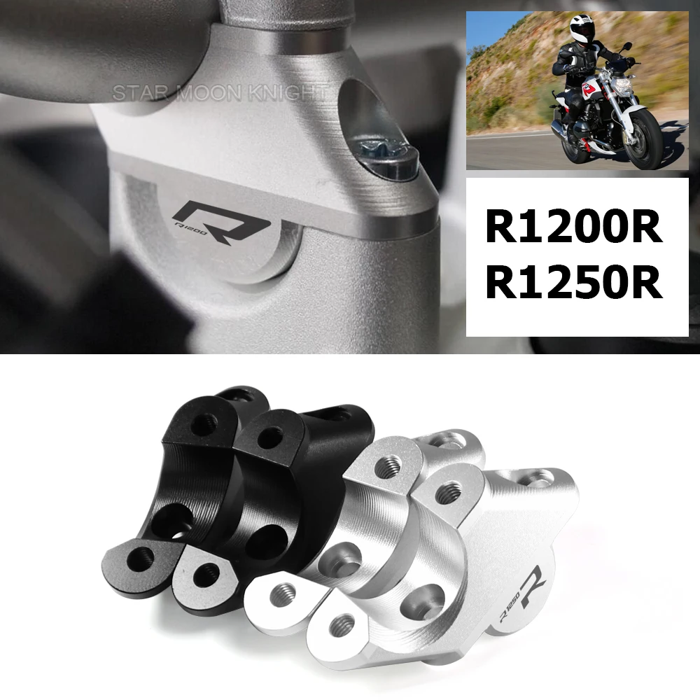 

For BMW R1200R R1250R LC R 1200 1250 R Motorcycle Accessories Handlebar Riser Clamp Handle Bar Height Adjustment Mount Adapter