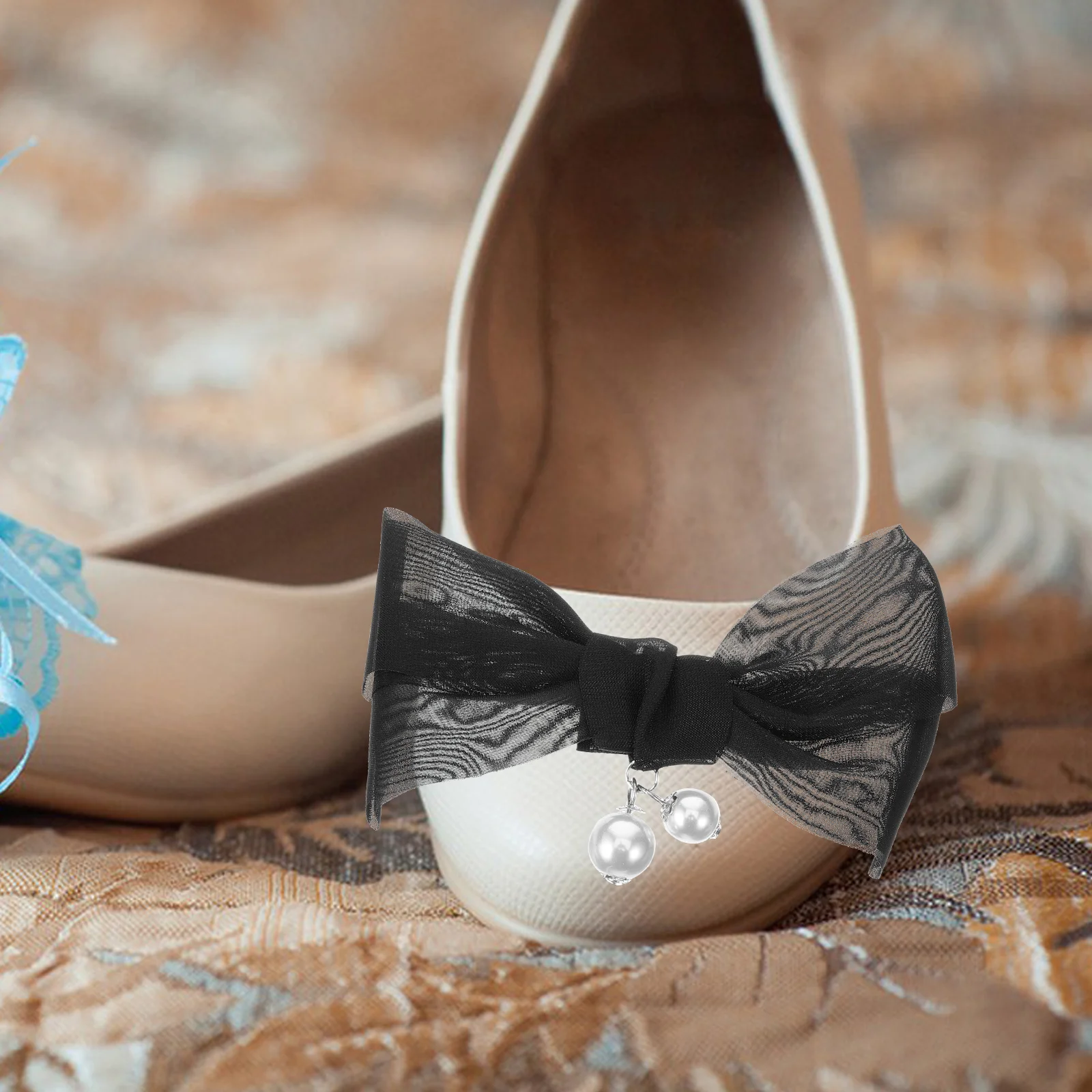 

Bow Wedding Clips Pumps Heel Bridal Women Shoe Clips Bow Shoe Clip Bridal Shoes Buckle Shoes Buckle Accessories