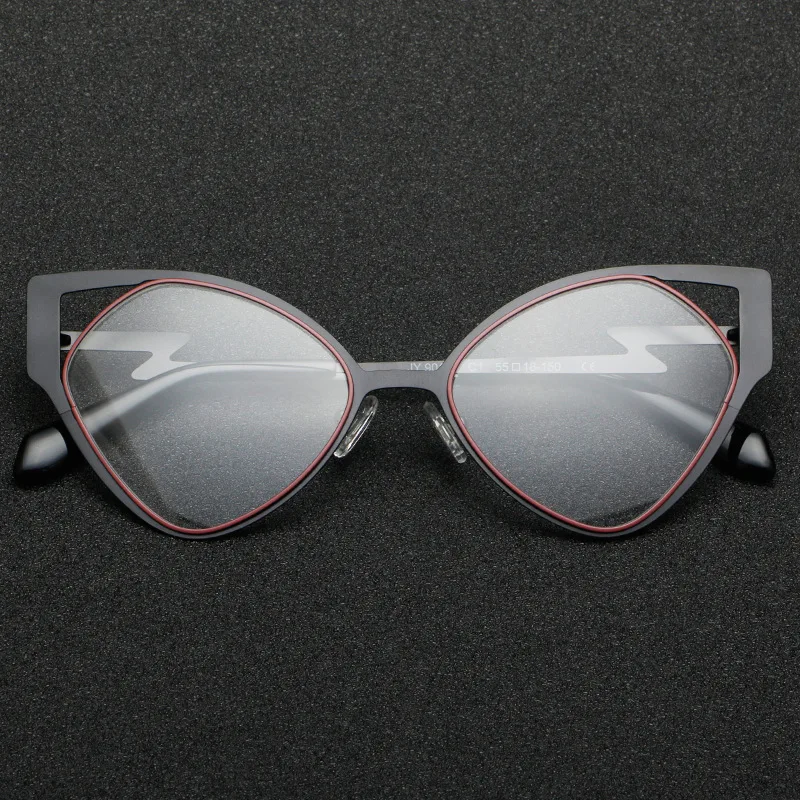 Women Fashion Sexy Style Cat Eye Lenses Myopia Eyeglasses Female Individual Butterfly Shape Optical Glasses For Prescription