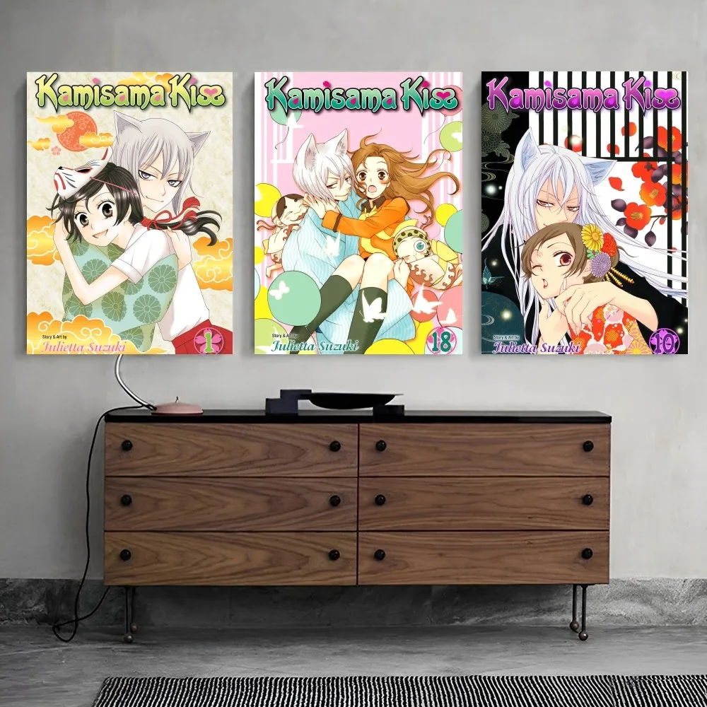 1PC Anime Kamisama Kiss Retro Print Poster Paper Waterproof HD Sticker Bedroom Entrance Home Living Room Bar Wall Decoration