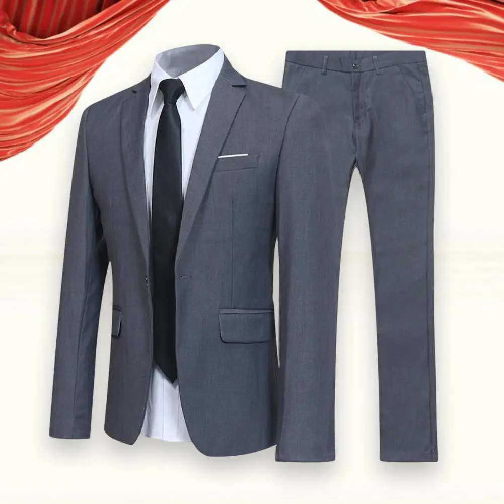 Men's High-quality Suit Business Professional Youth Office Worker Formal Dress Wedding Banquet Gentleman Suit Dress Two-piece