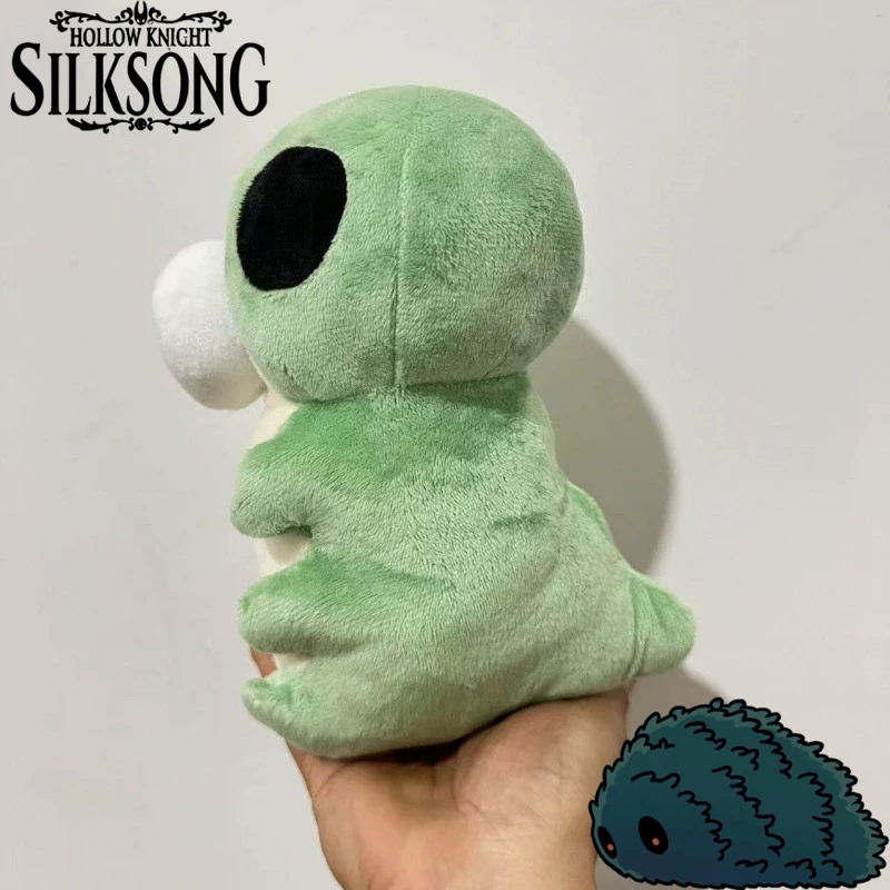 

Игра Hollow Knight Silksong Moss Charger Косплей Кукла Гусеница Плюшевая хлопковая кукла Хэллоуин Рождественское украшение комнаты